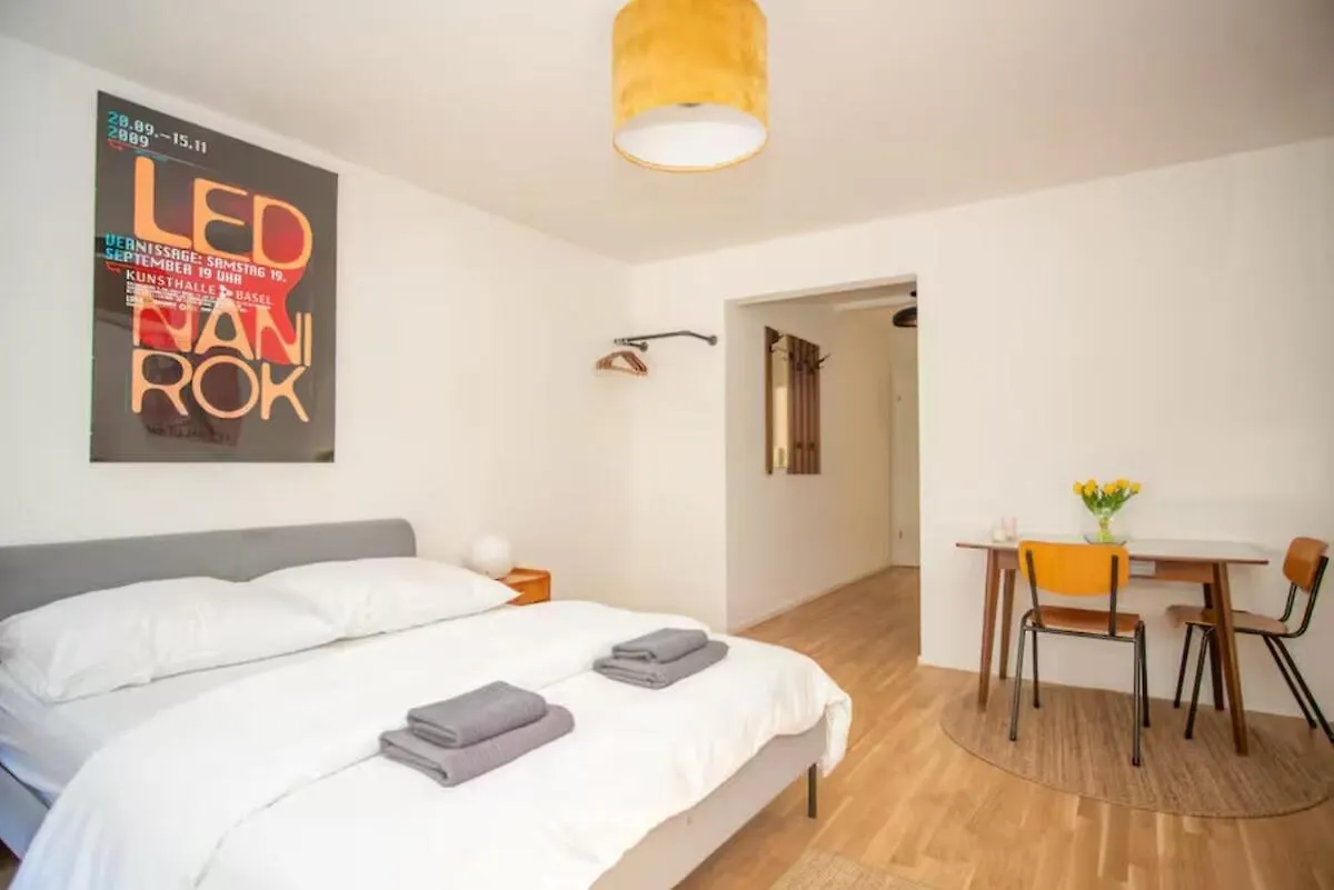 Central Studio Apartment With Free Baselcard - Magritte